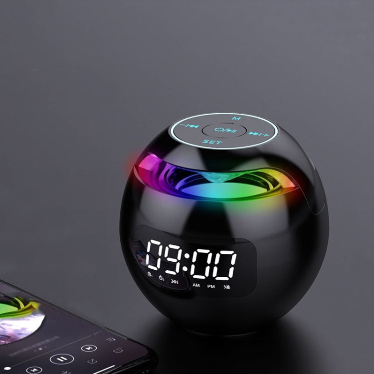ZXL-G90 Portable Colorful Ball Bluetooth Speaker, Style: Sensor Version (Black) - Desktop Speaker by PMC TechLife | Online Shopping South Africa | PMC TechLife