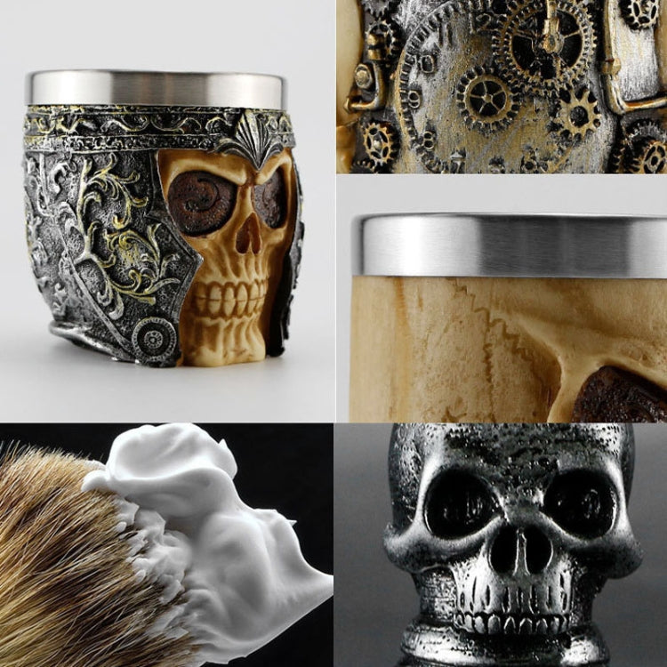 Skull Cleansing Shaving and Foaming Tools, Color Classification: Beard Brush Black - free shipping - PMC TechLife - Order now!