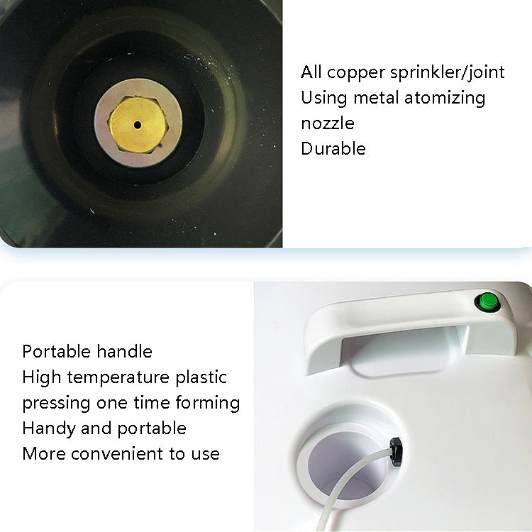 Mist Air Spray Cleaner Disinfectant Air Purifier, Power Plug: US Plug 110V(White) - free shipping - PMC TechLife - Order now!