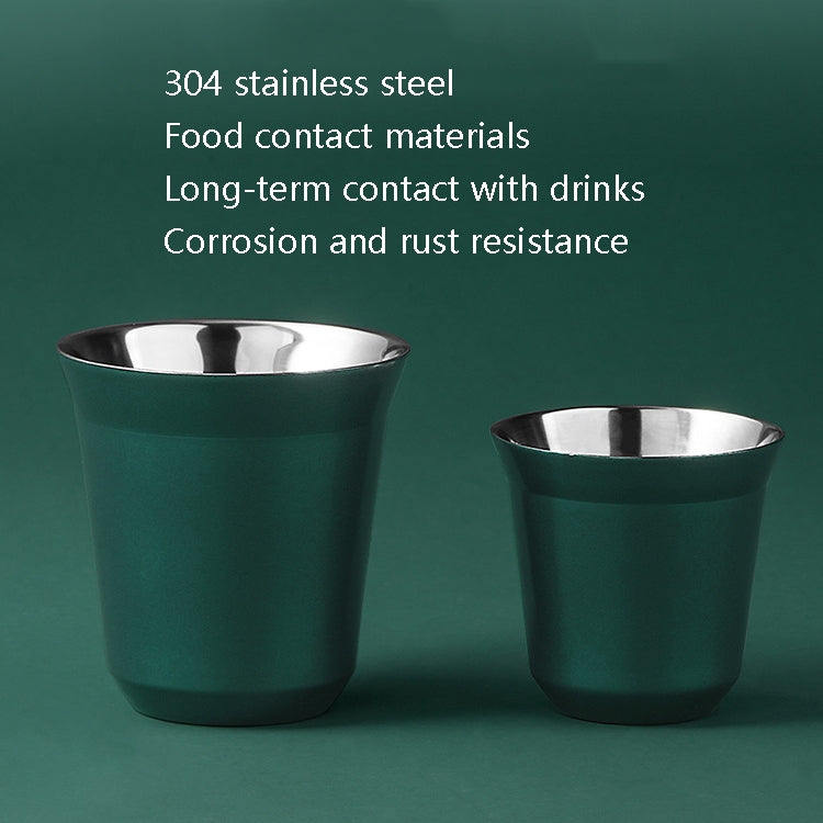 304 Stainless Steel Coffee Capsule Cup Double Insulation Coffee Cup, Style: Small Single Cup - free shipping - PMC TechLife - Order now!