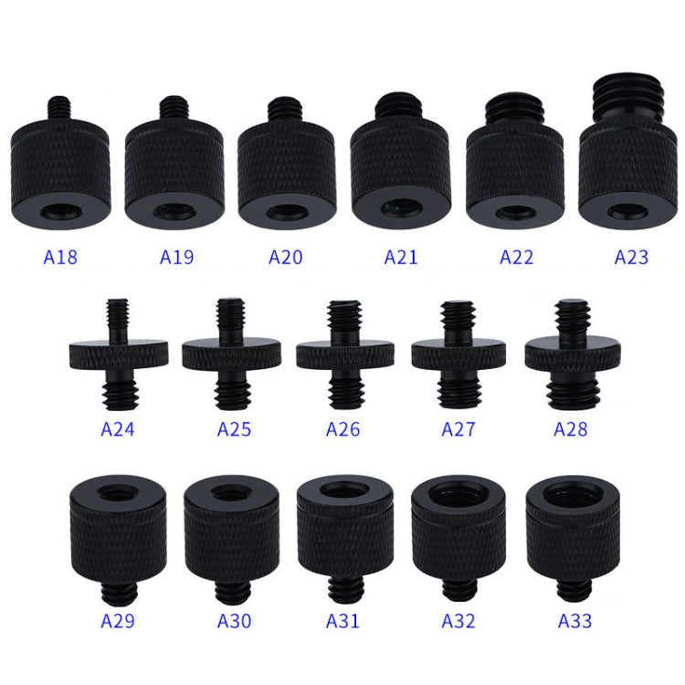 4 PCS Screw Adapter A24 1/4 Male to M4 Male Screw -  by PMC TechLife | Online Shopping South Africa | PMC TechLife