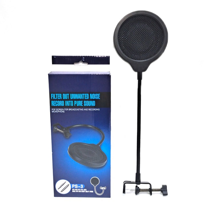 TEYUN PS-3 Microphone Live Recording Noise Reduction Blowout Cover(Black) - free shipping - PMC TechLife - Order now!