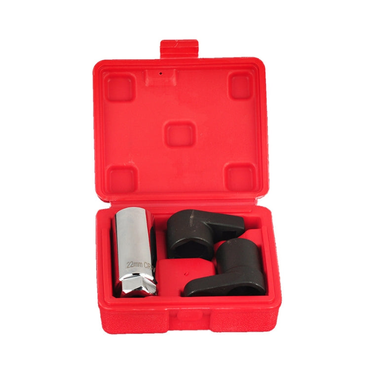 3 In 1 Manganese Steel Chrome-Plated Small Mouth Oxygen-Containing Sensor Disassemble Sleeve - Hand Tool Sets by PMC TechLife | Online Shopping South Africa | PMC TechLife | Buy Now Pay Later Mobicred