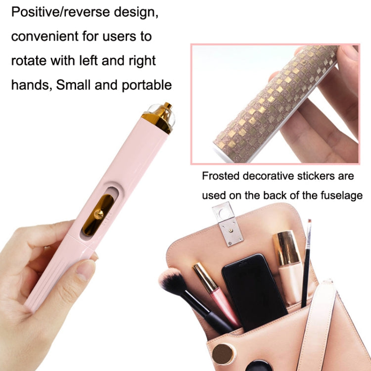 BZX5 5 In 1 USB Nail Polisher Peeling Manicure(Rose Pink) - Nail Art Equipment by PMC Jewellery | Online Shopping South Africa | PMC Jewellery | Buy Now Pay Later Mobicred