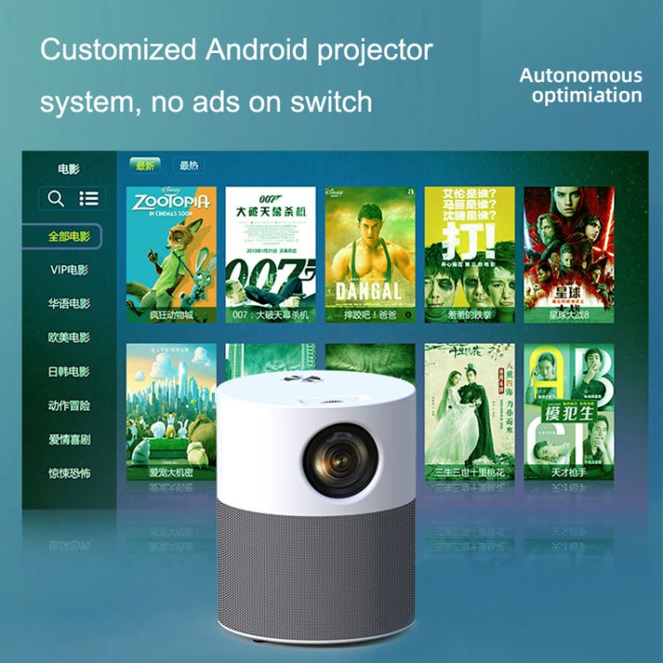 M1 Home Commercial LED Smart HD Projector, Specification: UK Plug(Foundation Version) - LED Projector by PMC TechLife | Online Shopping South Africa | PMC TechLife | Buy Now Pay Later Mobicred