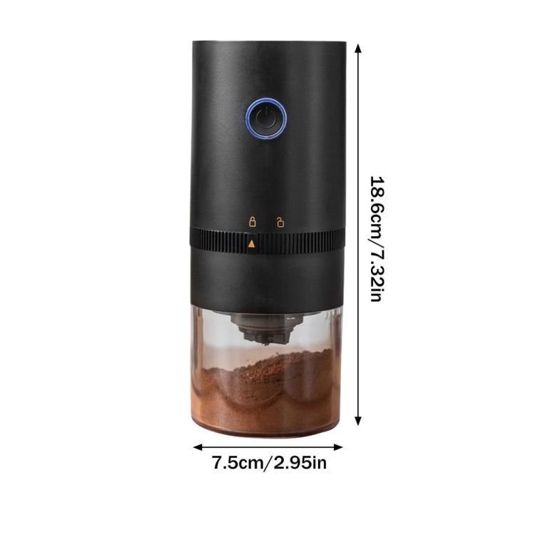 HB985 Portable Electric Grinding Coffee Machine(Black) - Coffee Tools by PMC TechLife | Online Shopping South Africa | PMC TechLife | Buy Now Pay Later Mobicred