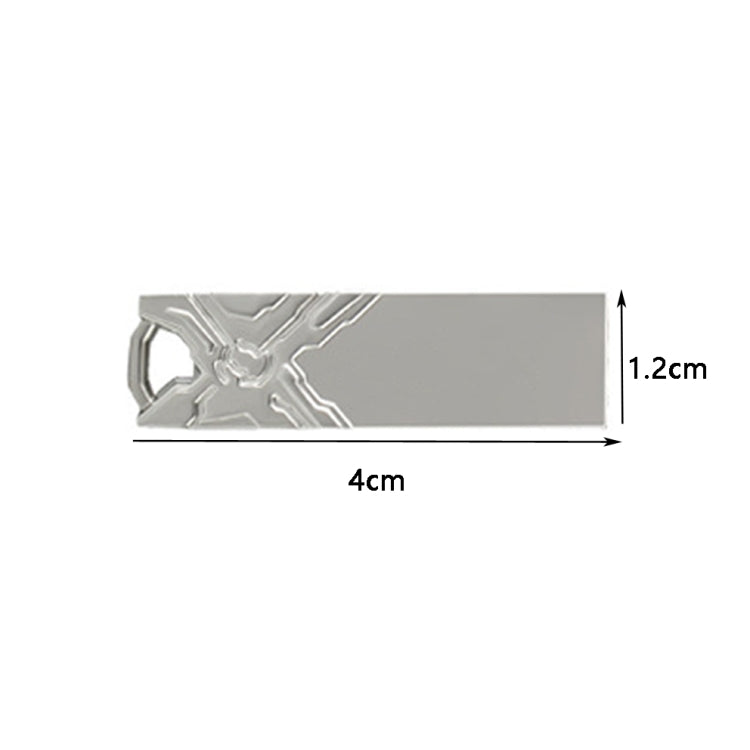 Jg1 USB 2.0 High-Speed Metal Engraving Car USB Flash Drives, Capacity: 64GB(White) - USB Flash Drives by PMC Jewellery | Online Shopping South Africa | PMC Jewellery | Buy Now Pay Later Mobicred