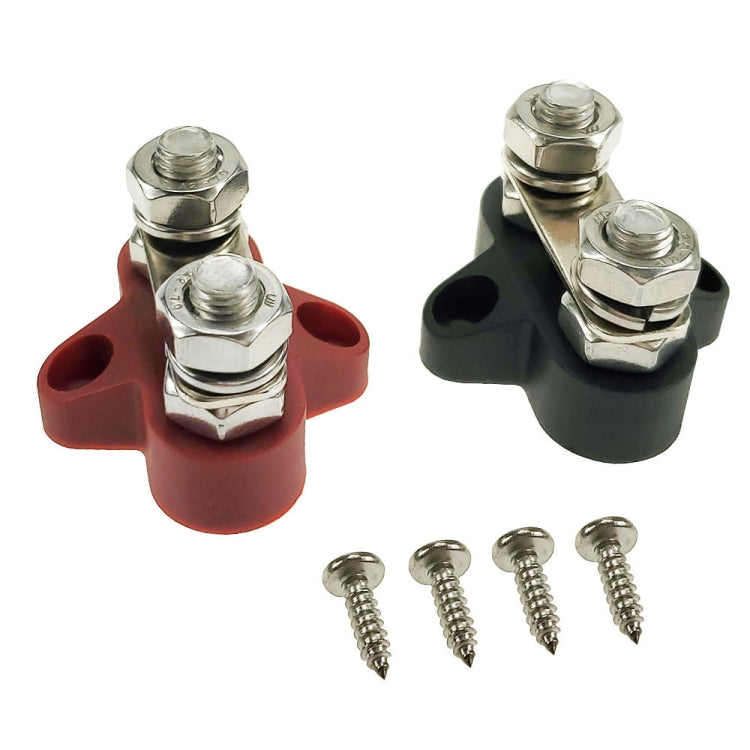 Double Terminal Block Spiral Fixed Wire Connector, Color: M8 Black - Booster Cable & Clip by PMC TechLife | Online Shopping South Africa | PMC TechLife | Buy Now Pay Later Mobicred