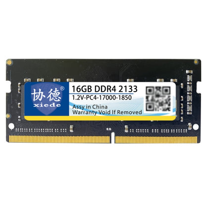 XIEDE X059 DDR4 NB 2133 Fully Compatible Laptop RAM, Memory Capacity: 16GB - RAMs by XIEDE | Online Shopping South Africa | PMC Jewellery | Buy Now Pay Later Mobicred