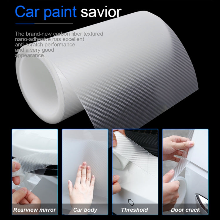 7cm x 10m Car Carbon Fiber Bumper Anti-Collision Strip - Anti Collision Sticker by PMC TechLife | Online Shopping South Africa | PMC TechLife | Buy Now Pay Later Mobicred
