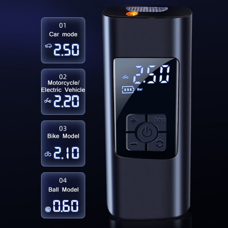 Car Portable Digital Display Electric Air Pump, Specification: 2712 Wired Version - Inflatable Pump by PMC TechLife | Online Shopping South Africa | PMC TechLife