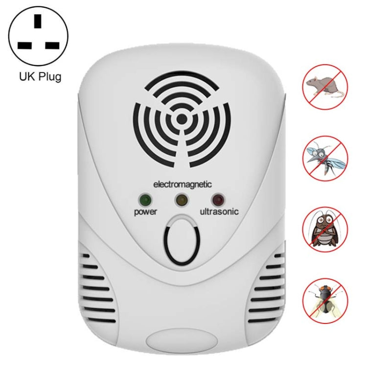 DC-9001 Household Electronic Mouse Repeller, Specification: UK Plug(White) - Repellents by PMC Jewellery | Online Shopping South Africa | PMC Jewellery | Buy Now Pay Later Mobicred