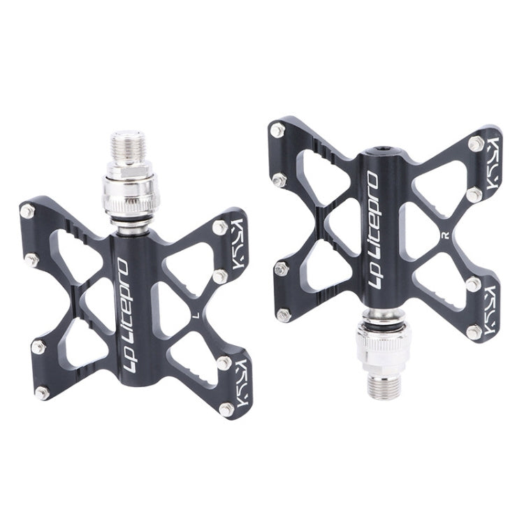 LP LitePro K5 Folding Bkie Aluminum Alloy Bearin Pedals(Black) - free shipping - PMc TechLife - Order now!