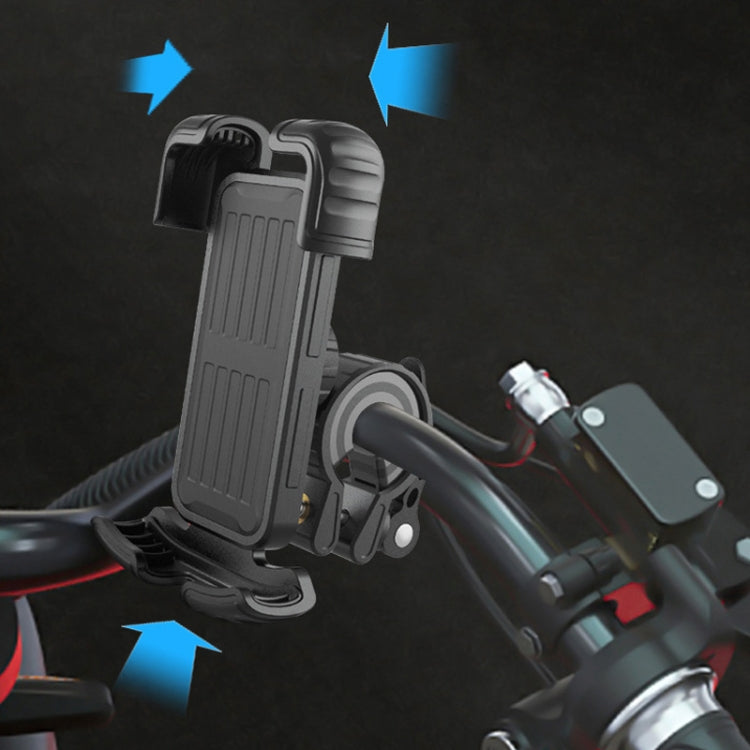 YYS-443-1 Bicycle Push Type Mobile Phone Navigation Bracket(Black) - Holders by PMC TechLife | Online Shopping South Africa | PMC TechLife | Buy Now Pay Later Mobicred