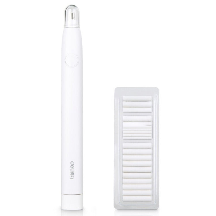 Deli 71107 Electric Eraser Art Can Replace The Core Rubber Core(White Shell) - Eraser & Correction Tape by Deli | Online Shopping South Africa | PMc TechLife | Buy Now Pay Later Mobicred