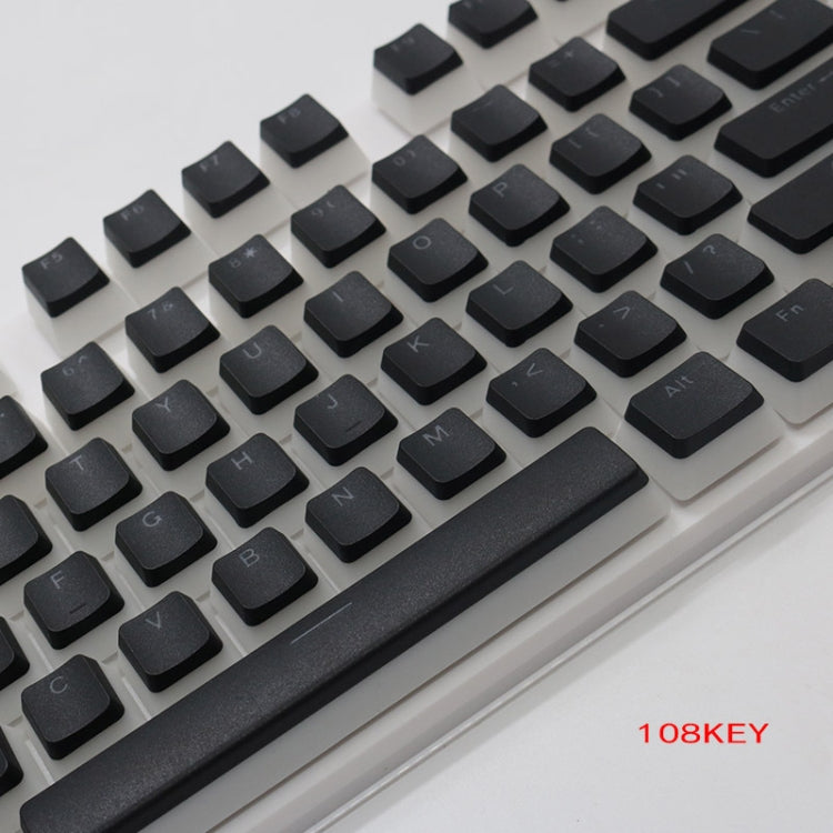 Pudding Double-layer Two-color 108-key Mechanical Translucent Keycap(Orange) - Silicone / Sticker by PMC TechLife | Online Shopping South Africa | PMC TechLife | Buy Now Pay Later Mobicred