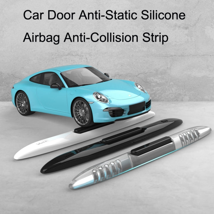 4 PCS Car Door Anti-Static Silicone Airbag Anti-Collision Strip, Colour: White - free shipping - PMC TechLife - Order now!