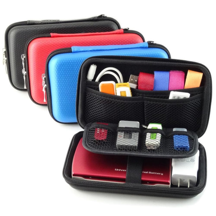 GH1302 EVA Hard Shell Hard Drive Bag Digital Storage Bag(Black) - Hard Drive Bags & Cases by PMC TechLife | Online Shopping South Africa | PMC TechLife | Buy Now Pay Later Mobicred