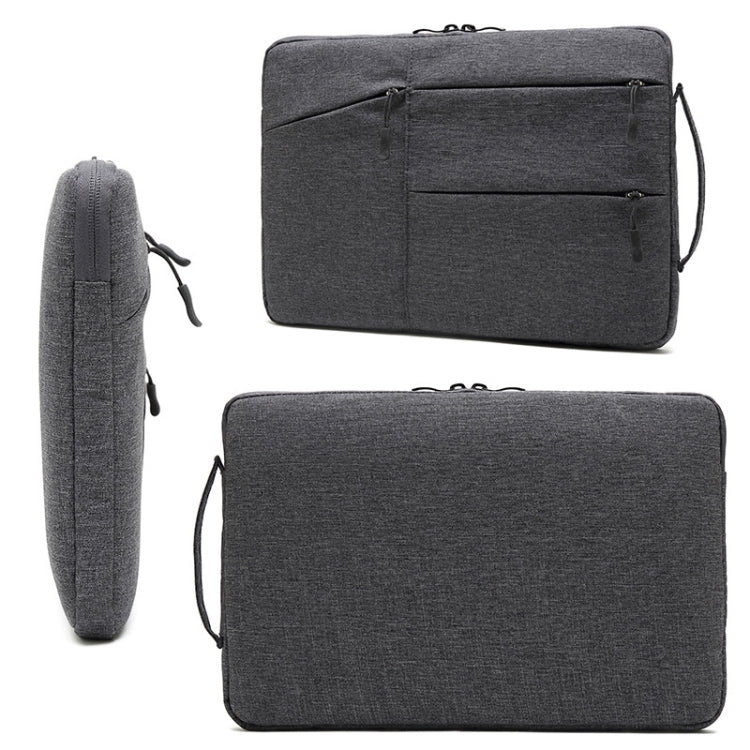 Zipper Type Polyester Business Laptop Liner Bag, Size: 13.3 Inch(Dark Gray) - 13.3 inch by PMC Jewellery | Online Shopping South Africa | PMC Jewellery | Buy Now Pay Later Mobicred