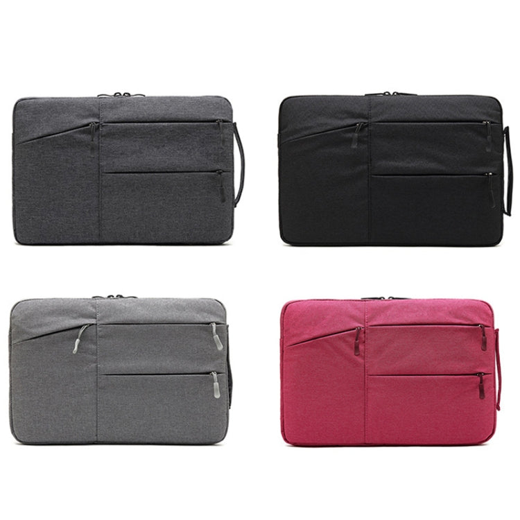 Zipper Type Polyester Business Laptop Liner Bag, Size: 15.6 Inch(Black) - 15.6 - 17 inch by PMC Jewellery | Online Shopping South Africa | PMC Jewellery | Buy Now Pay Later Mobicred