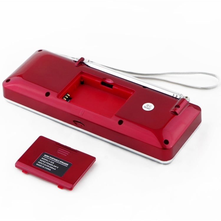 L-288FM Dual Speaker Radio MP3 Player Support TF Card/U Disk with LED Display(Gold) - Radio Player by PMC TechLife | Online Shopping South Africa | PMC TechLife | Buy Now Pay Later Mobicred