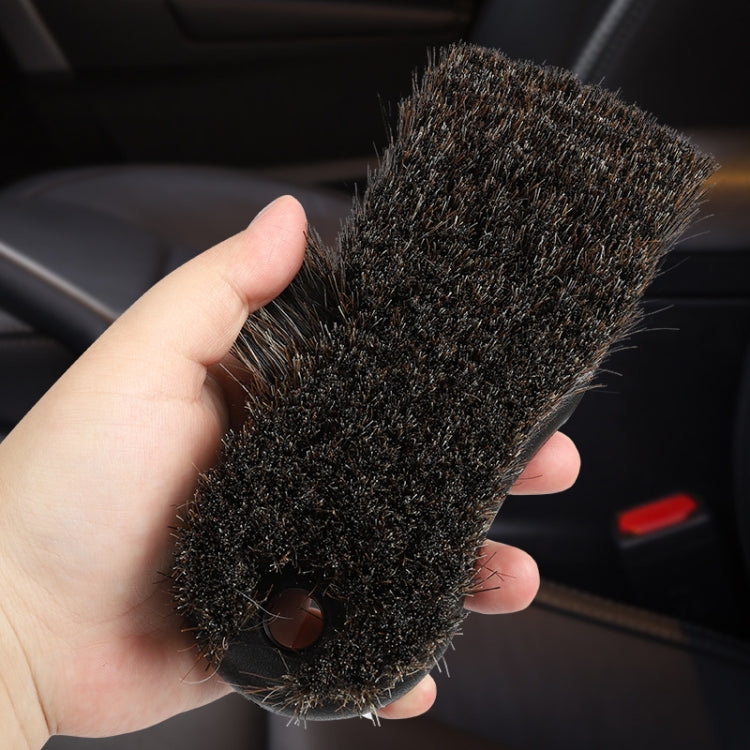 2 PCS Car Horsehair Interior Leather Brush - Car washing supplies by PMC Jewellery | Online Shopping South Africa | PMC Jewellery | Buy Now Pay Later Mobicred