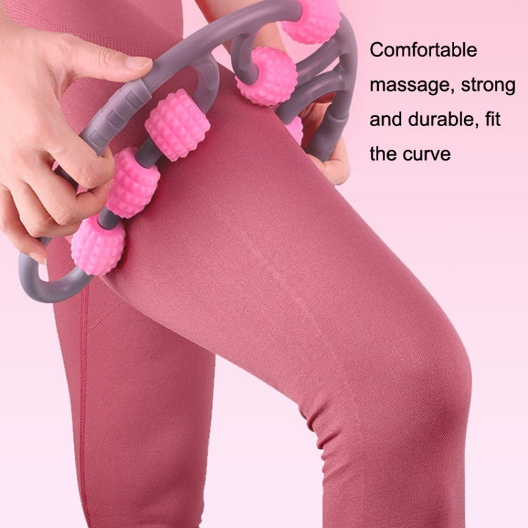 Eight Round Yoga Training Roller Ring-Shaped Leg Massager(Purple) - free shipping - PMC TechLife - Order now!