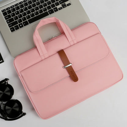 PU Waterproof Wear-resistant Laptop Bag, Size: 13-13.3 inch(Pink) - 13.3 inch by PMC Jewellery | Online Shopping South Africa | PMC Jewellery | Buy Now Pay Later Mobicred