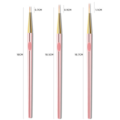 3 In 1 Electric Plating Rod Manicure Pencil(Rose Gold) - Nail Art Equipment by PMC Jewellery | Online Shopping South Africa | PMC Jewellery | Buy Now Pay Later Mobicred