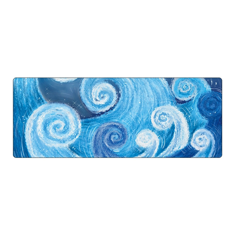 400x900x4mm Locked Large Desk Mouse Pad(7 Waves) - Mouse Pads by PMC TechLife | Online Shopping South Africa | PMC TechLife | Buy Now Pay Later Mobicred