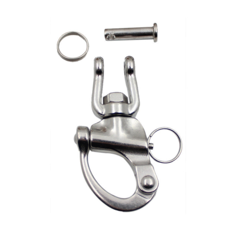 Yachting Sailing Stainless Steel Coil Type Rotary Spring Shackle, Specification: 70mm - Marine Accessories & Parts by PMC TechLife | Online Shopping South Africa | PMC TechLife | Buy Now Pay Later Mobicred