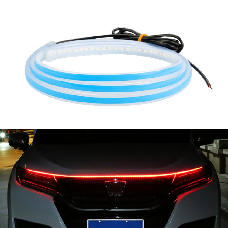 Car LED Streamer Decorative Hood Atmosphere Lights, Style: Monochrome Red Light(1.8m) - Decorative Lights by PMC Jewellery | Online Shopping South Africa | PMC Jewellery | Buy Now Pay Later Mobicred