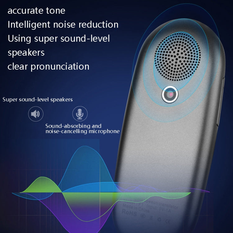 Travel Simultaneous Translator Scanning Recording Intelligent Voice Translator(Black) -  by PMC TechLife | Online Shopping South Africa | PMC TechLife | Buy Now Pay Later Mobicred