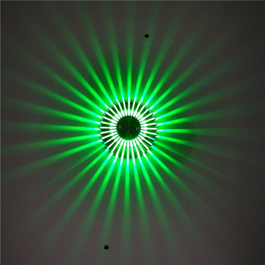 LED Aluminum Aisle Light Sunflower Corridor Lamp Decorative Light, Power source: Visible Installation 1W(Green) - Novelty Lighting by PMC Jewellery | Online Shopping South Africa | PMC Jewellery | Buy Now Pay Later Mobicred