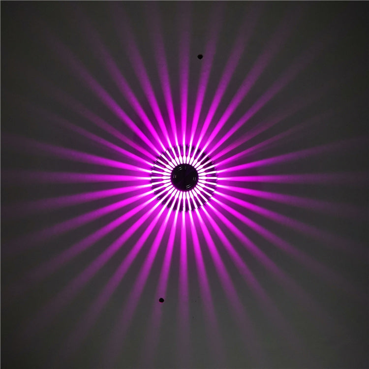 LED Aluminum Aisle Light Sunflower Corridor Lamp Decorative Light, Power source: Visible Installation 3W(Purple) - Novelty Lighting by PMC TechLife | Online Shopping South Africa | PMC TechLife | Buy Now Pay Later Mobicred
