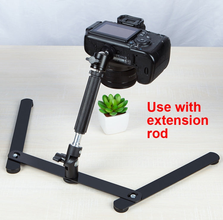 360 Degree Adjustable Metal Overhead Base Desktop Phone Holder,Style: Base+PTZ+Phone Clip - Stand by PMC Jewellery | Online Shopping South Africa | PMC Jewellery | Buy Now Pay Later Mobicred