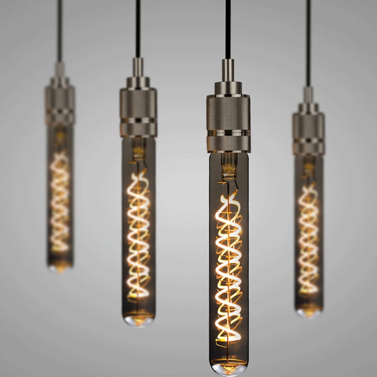 T185 Electroplating Smoke Grey Warm Light LED Bulb Retro Lamp - LED Blubs & Tubes by PMC TechLife | Online Shopping South Africa | PMC TechLife