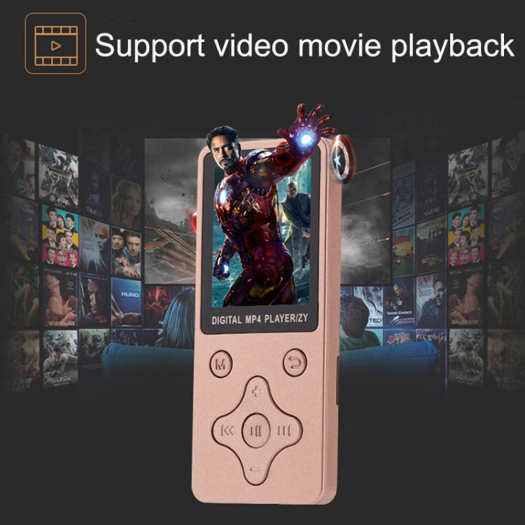 T68 Card Lossless Sound Quality Ultra-thin HD Video MP4 Player(Black) - MP4 Player by PMC TechLife | Online Shopping South Africa | PMC TechLife | Buy Now Pay Later Mobicred