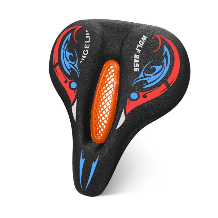 Bicycle Seat Cover Thickened Silicone Shock-absorbing Saddle Cover(Orange) - Bicycle Saddle by PMc TechLife | Online Shopping South Africa | PMc TechLife | Buy Now Pay Later Mobicred