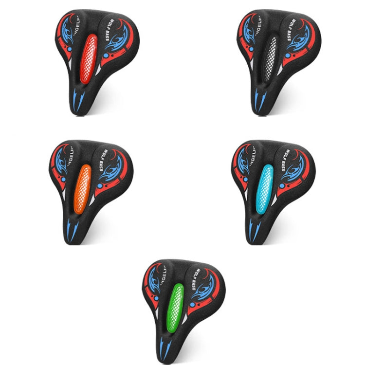 Bicycle Seat Cover Thickened Silicone Shock-absorbing Saddle Cover(Orange) - Bicycle Saddle by PMc TechLife | Online Shopping South Africa | PMc TechLife | Buy Now Pay Later Mobicred