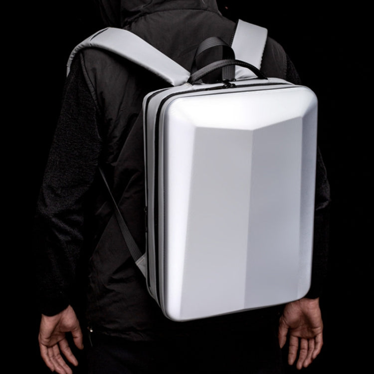 ABS Hard Shell Gaming Computer Backpack, Color: 15.6 inches (Silver) - Backpack by PMC Jewellery | Online Shopping South Africa | PMC Jewellery | Buy Now Pay Later Mobicred