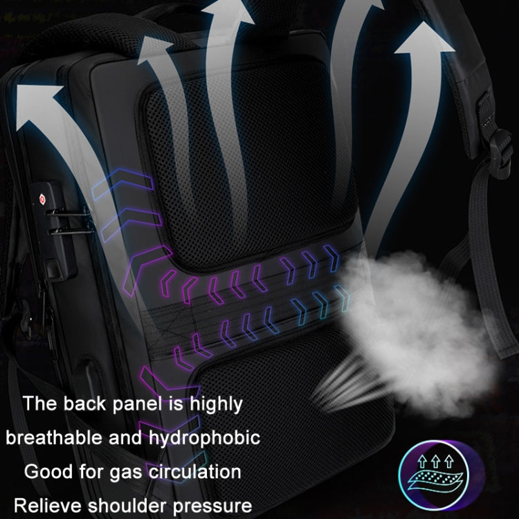 ABS Hard Shell Gaming Computer Backpack, Color: 17.3 inches (Black) - Backpack by PMC TechLife | Online Shopping South Africa | PMC TechLife