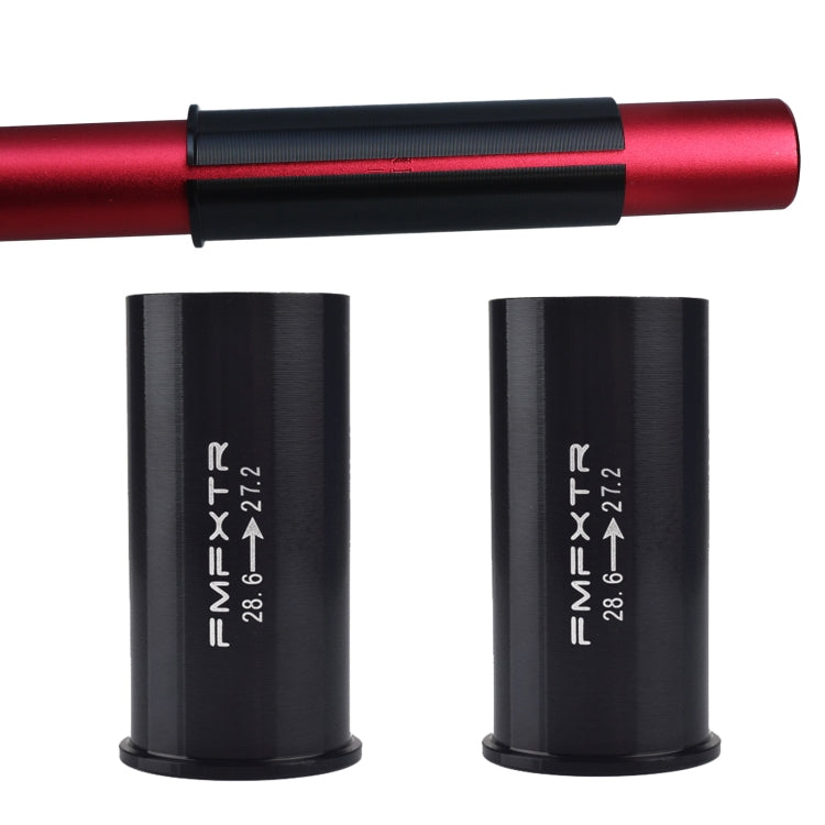 2 PCS FMFXTR Bicycle Seat Tube Reducer Sleeve Conversion Sleeve, Specification: 28.6mm To 27.2mm - Bicycle Seat Posts by FMFXTR | Online Shopping South Africa | PMc TechLife | Buy Now Pay Later Mobicred