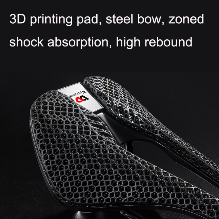 WEST BIKING YP0801130 Bicycle Comfort Honeycomb Seat Cushion(Black) - free shipping - PMc TechLife - Order now!