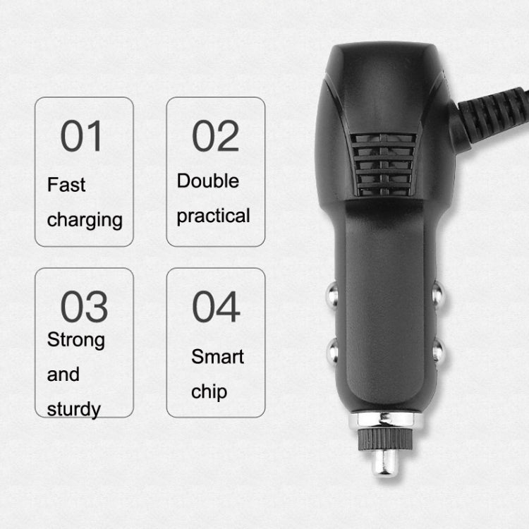 2 PCS Car Charger Fast Charging Driving Recorder Supply Line, Style: 1.5A+2.4A(Mini Left Bend) - free shipping - PMC TechLife - Order now!