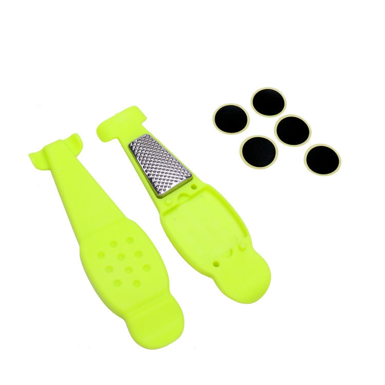 Multifunctional Bicycle Tire Changing Tool, Color: Green+5 Tire Patches - Maintenance tools by PMc TechLife | Online Shopping South Africa | PMc TechLife | Buy Now Pay Later Mobicred