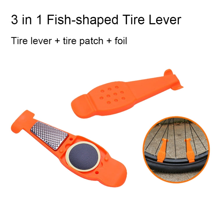 Multifunctional Bicycle Tire Changing Tool, Color: Green+5 Tire Patches - Maintenance tools by PMc TechLife | Online Shopping South Africa | PMc TechLife | Buy Now Pay Later Mobicred