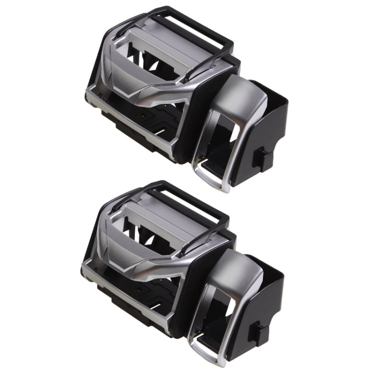 2 PCS SD-1012 Car Multifunctional Drink Holder Garbage Box(Silver) - Car Drink Holders by PMC TechLife | Online Shopping South Africa | PMC TechLife | Buy Now Pay Later Mobicred