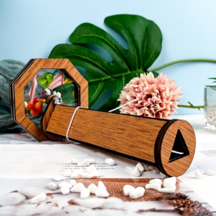 DIY Wooden Rotating Kaleidoscope Toy Gift For Children - DIY Developmental Toys by PMC Jewellery | Online Shopping South Africa | PMC Jewellery