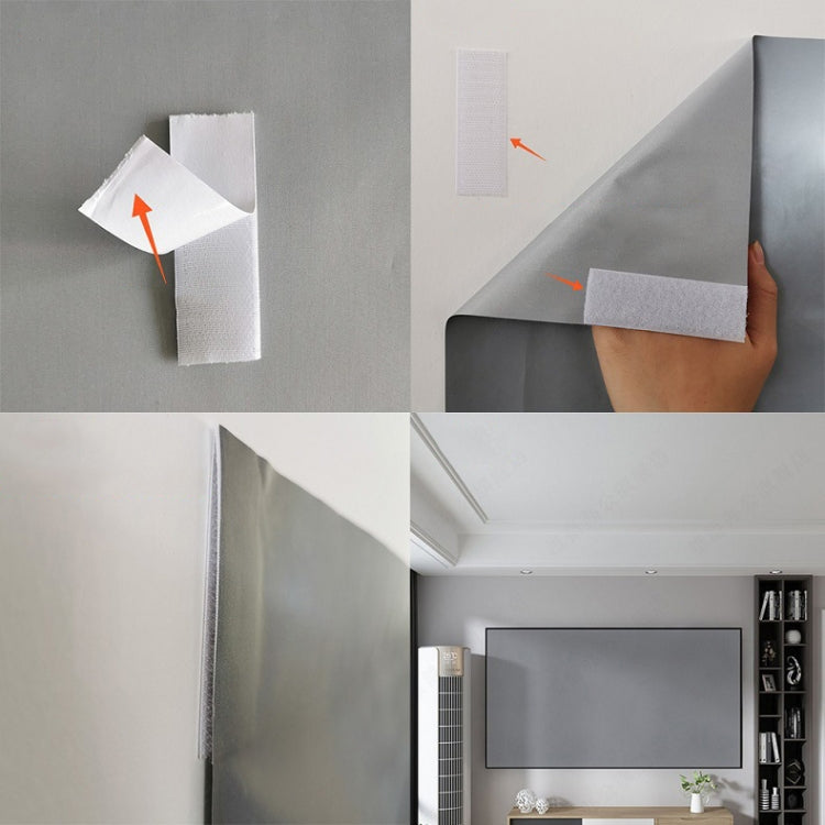 Folding Metal Anti-Light HD Projection Curtain, Size: 100 inch 16:9 221x125cm - Film Curtains by PMC TechLife | Online Shopping South Africa | PMC TechLife | Buy Now Pay Later Mobicred